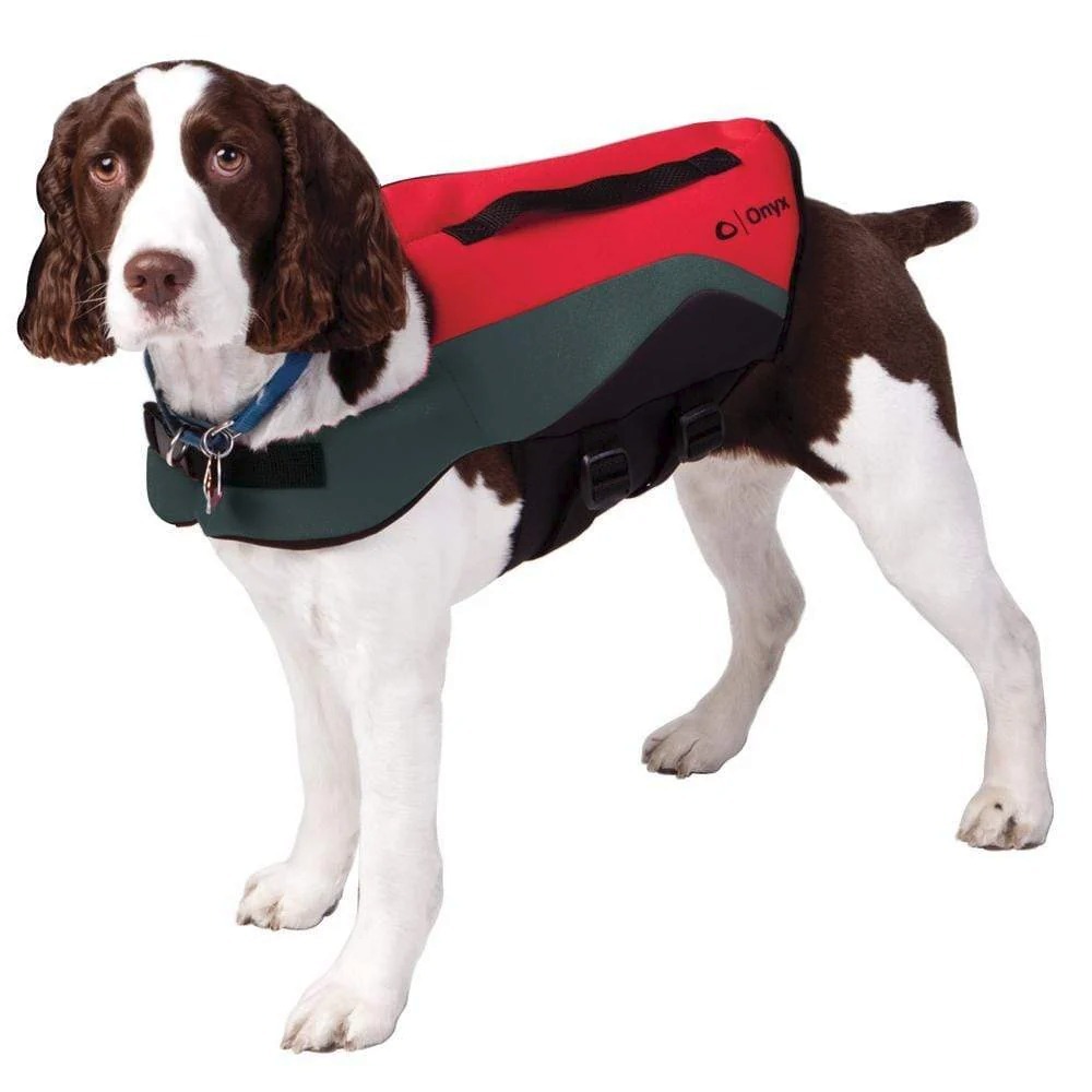 Onyx Neoprene Pet Dog‎ Life Jacket Vest Swimming Adjustable Flotation Boating